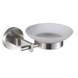 Stainless Steel Satin Toilet Roll Holder with Cover