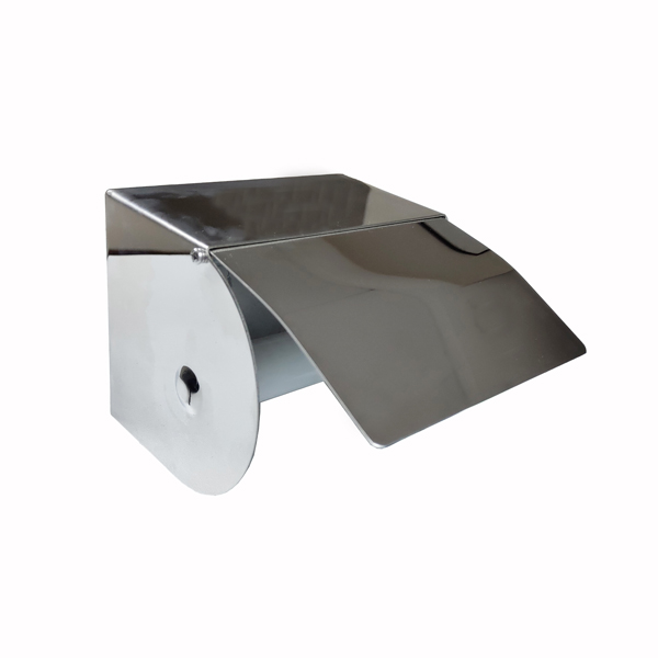 Stainless Steel Toilet Roll Holder with Cover