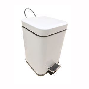 Pedal-Operated Square Bin 6L Capacity